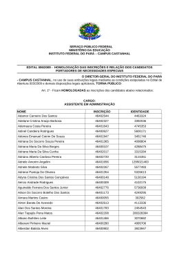 servi&ccedil;o p&uacute;blico federal minist&eacute;rio da educa&ccedil;&atilde;o instituto