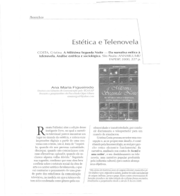 Est&eacute;tica e Telenovela