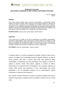 analisando o desenho de uma crian&ccedil;a com surdez profunda