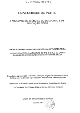 faculdade de oi&ecirc;noias do desporto e de educa&ccedil;&atilde;o fisica