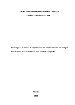 FACULDADES INTEGRADAS MARIA THEREZA ANAMELIA