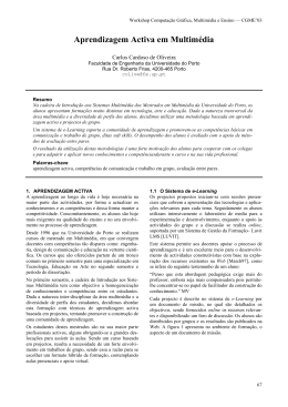 Aprendizagem Activa em Multim&eacute;dia