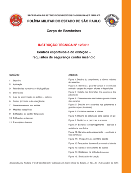 IT-12. Centros esportivos e de exibi&ccedil;&atilde;o &ndash; requisitos de seguran&ccedil;a cont