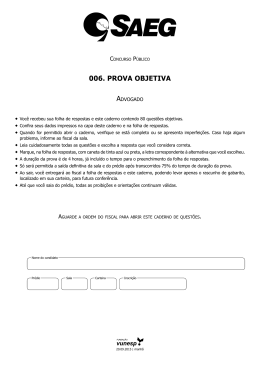 006. PROVA OBJETIVA - Amazon Web Services