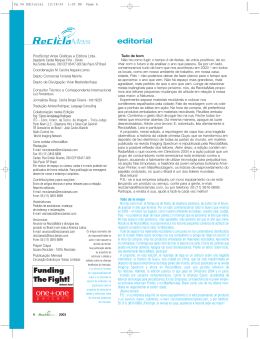 editorial - Recicla Mais