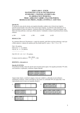 1 SIMULADO 2 - ENEM MATEMÁTICA E SUAS