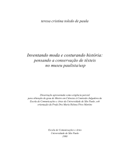 Inventando moda e costurando hist&oacute;ria: