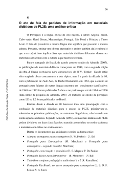 4 O ato de fala de pedidos de informa&ccedil;&atilde;o em materiais