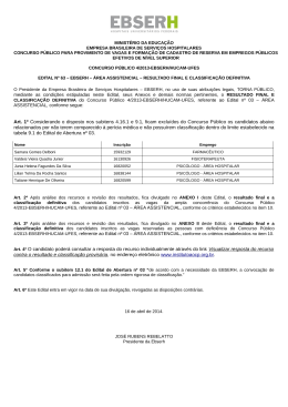 Edital n&ordm; 63 - Instituto AOCP