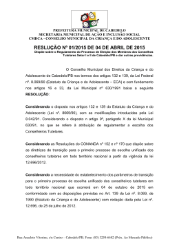 Edital - Prefeitura Municipal de Cabedelo