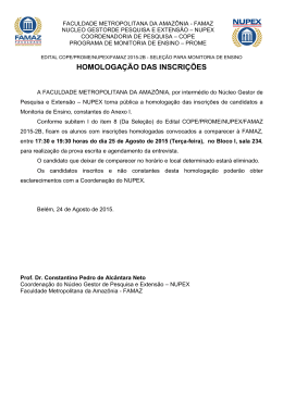 Edital NUPEX-COPE-PROME-NUPEX-FAMAZ-2015