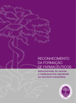 Reconhecimento da foRma&ccedil;&atilde;o de faRmac&ecirc;uticos
