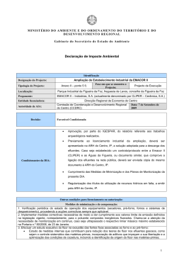 Declara&ccedil;&atilde;o de Impacte Ambiental