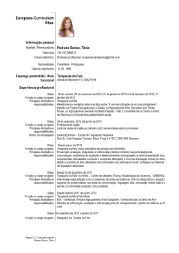 Europass-Curriculum Vitae