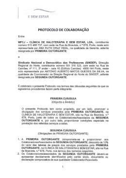veja aqui as condições do Protocolo