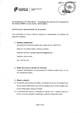 Convite - Agrupamento de Escolas Gualdim Pais