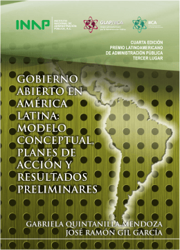 Gobierno Abierto en América Latina: Modelo Conceptual, Planes de