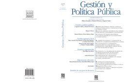 Descargar la revista completa - Gestión y Política Pública