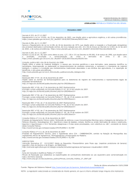 LEGISLACION> REP&Uacute;BLICA FEDERATIVA DEL