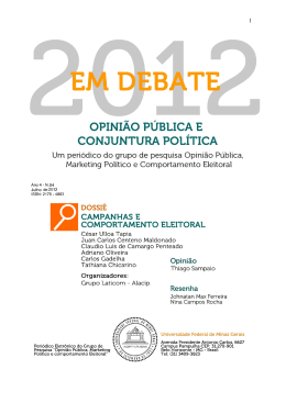 Edi&ccedil;&atilde;o Julho 2012