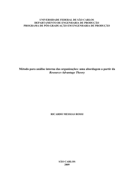 M&eacute;todo para an&aacute;lise interna das organiza&ccedil;&otilde;es: uma