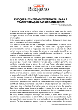 dimens&atilde;o diferencial para a transforma&ccedil;&atilde;o das organiza&ccedil;&otilde;es