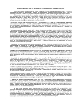 O PAPEL DA TECNOLOGIA DA INFORMA&Ccedil;&Atilde;O (TI
