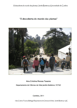 ROTEIRO-&Agrave; descoberta do mundo das plantas
