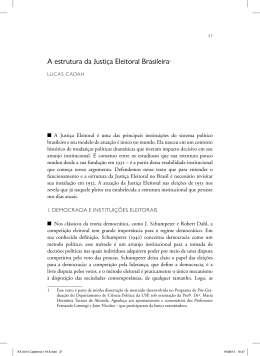 A estrutura da Justi&ccedil;a Eleitoral Brasileira - Konrad-Adenauer