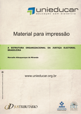 A estrutura organizacional da Justi&ccedil;a Eleitoral brasileira