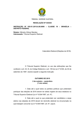 Acesse aqui - Tribunal Superior Eleitoral