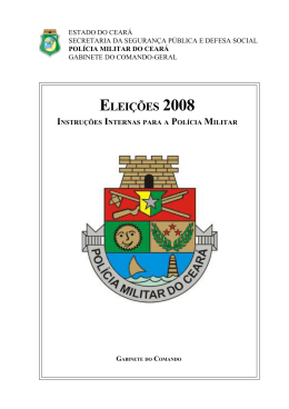 Cartilha da Polícia Militar - Eleições 2008.p65