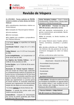 Revis&atilde;o de V&eacute;spera