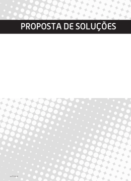 PROPOSTA DE SOLU&Ccedil;&Otilde;ES