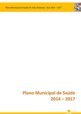 Plano Municipal de Sa&uacute;de 2014 &ndash; 2017