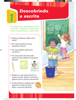 Descobrindo a escrita