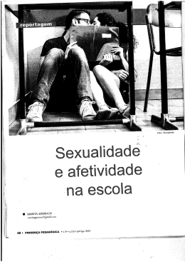 Sexualidade e afetividade na escola