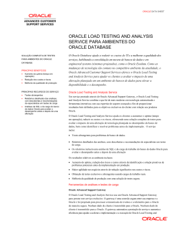 Oracle Load Testing and Analysis Service