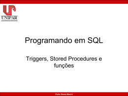 Programando em SQL