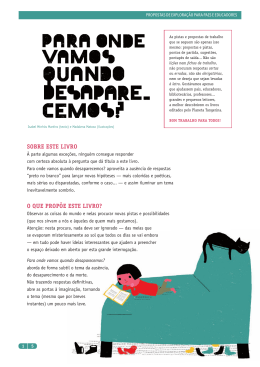 Para Onde Vamos Quando Desaparecemos?