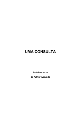 Artur Azevedo &ndash; UMA CONSULTA