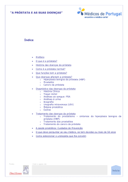 &ldquo;A PR&Oacute;STATA E AS SUAS DOEN&Ccedil;AS&rdquo; &Iacute;ndice