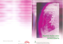 Algumas noções sobre quimioterapia