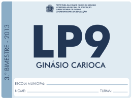 Para saber mais... - Prefeitura do Rio de Janeiro