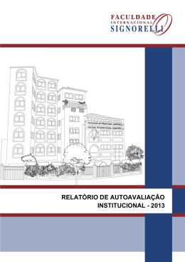 Avaliação Institucional - 2013