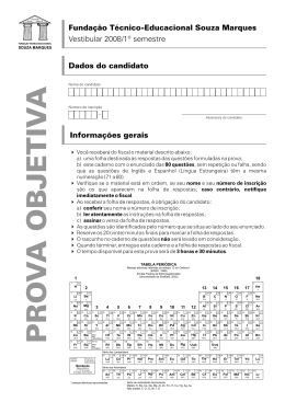 PRO V A OBJETIV A - Col&eacute;gio pH e Curso pH