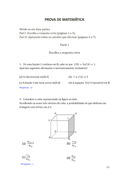 Exemplos de Matemática em Português