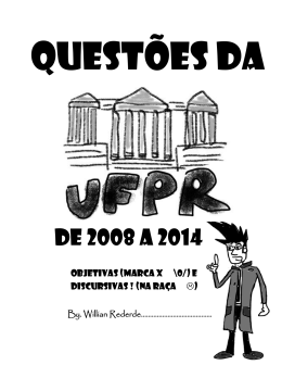 UFPR_2008 a 2014_gabarito