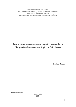 Daniela Cristina TOBIAS - UNESP : Campus de Presidente Prudente
