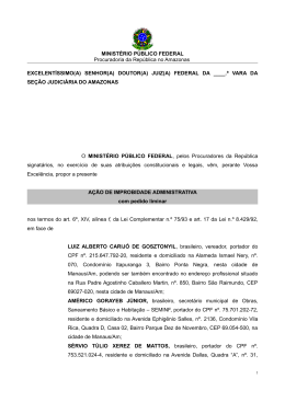 Leia a A&ccedil;&atilde;o de Improbidade Administrativa